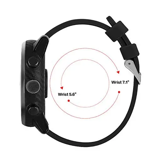 Turnwin 18mm 20mm 22mm Enlik Silikon Tez Chiqariladigan Bilakuzuk Almashtirish Sport Tasmalar Bilaguzuk Soat Tasmasi Ayollar Erkaklar Smartwatch uchun Tez Chiqarish Pinlari bilan - 4
