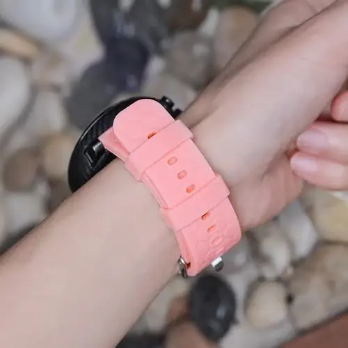 18mm 20mm 22mm Width Silicone Quick Release Wristband Replacement Sports Straps Bracelet Watch Band Women Men Strap with Quick Release Pins for Smartwatch - 7