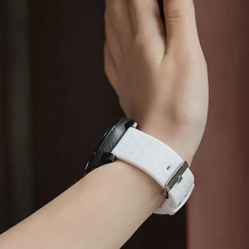 Turnwin 18mm 20mm 22mm Width Silicone Quick Release Wristband Replacement Sports Straps Bracelet Watch Band Women Men Strap with Quick Release Pins for Smartwatch - 7