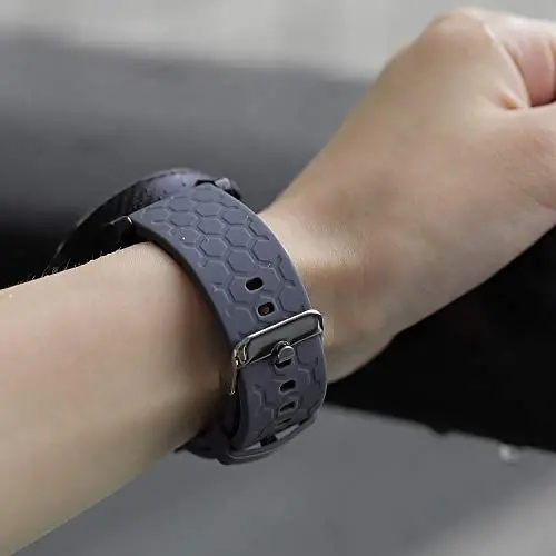 18mm 20mm 22mm Width Silicone Quick Release Wristband Replacement Sports Straps Bracelet Watch Band Women Men Strap with Quick Release Pins for Smartwatch - 7