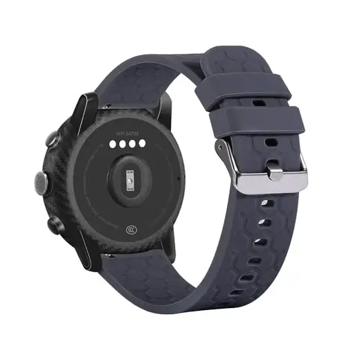 Turnwin 18mm 20mm 22mm Width Silicone Quick Release Wristband Replacement Sports Straps Bracelet Watch Band Women Men Strap with Quick Release Pins for Smartwatch - 5