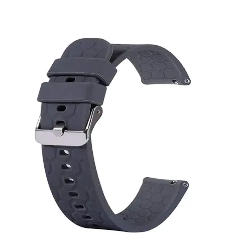 18mm 20mm 22mm Width Silicone Quick Release Wristband Replacement Sports Straps Bracelet Watch Band Women Men Strap with Quick Release Pins for Smartwatch - 4