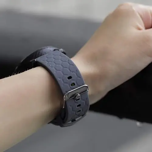 18mm 20mm 22mm Width Silicone Quick Release Wristband Replacement Sports Straps Bracelet Watch Band Women Men Strap with Quick Release Pins for Smartwatch - 7