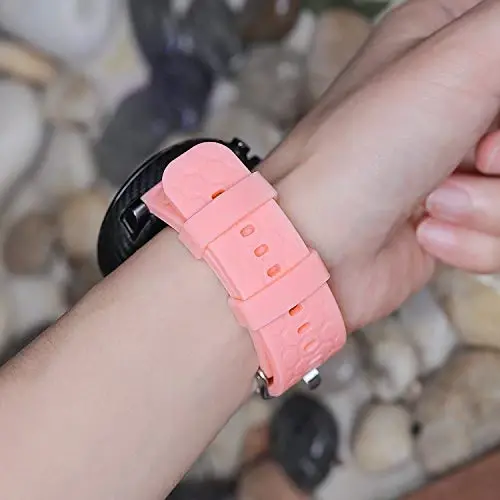 18mm 20mm 22mm Width Silicone Quick Release Wristband Replacement Sports Straps Bracelet Watch Band Women Men Strap with Quick Release Pins for Smartwatch - 6