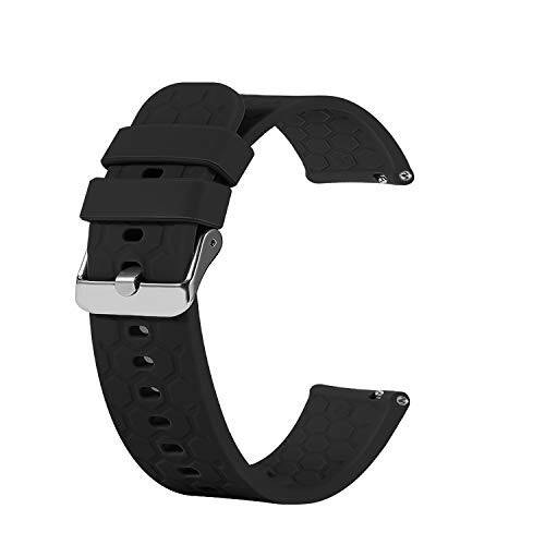 Turnwin 18mm 20mm 22mm Kenglik Silikon Tez Chiqariladigan Bilak Bandini Almashtirish Sport Bandlari Bilezik Soat Bandini Ayollar Erkaklar Bandini Tez Chiqariladigan Pinalar bilan Smartwatch uchun - 4