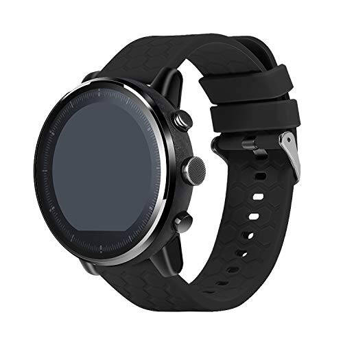 Turnwin 18mm 20mm 22mm Width Silicone Quick Release Wristband Replacement Sports Straps Bracelet Watch Band Women Men Strap with Quick Release Pins for Smartwatch - 6