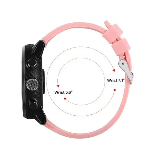 Turnwin 18mm 20mm 22mm Width Silicone Quick Release Wristband Replacement Sports Straps Bracelet Watch Band Women Men Strap with Quick Release Pins for Smartwatch - 2