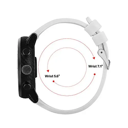 Turnwin 18mm 20mm 22mm Width Silicone Quick Release Wristband Replacement Sports Straps Bracelet Watch Band Women Men Strap with Quick Release Pins for Smartwatch - 2