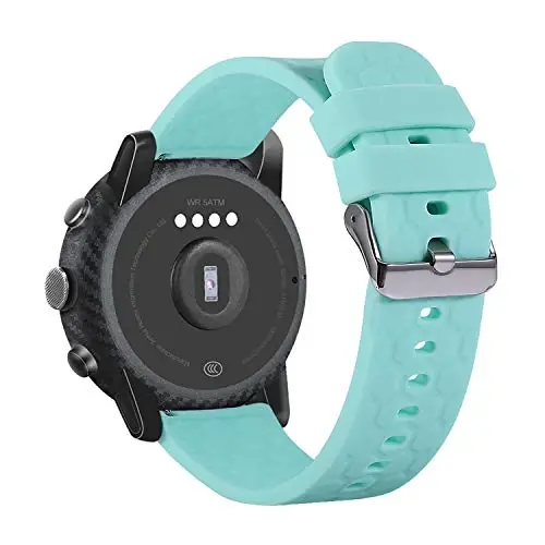 Turnwin 18mm 20mm 22mm Width Silicone Quick Release Wristband Replacement Sports Straps Bracelet Watch Band Women Men Strap with Quick Release Pins for Smartwatch - 5