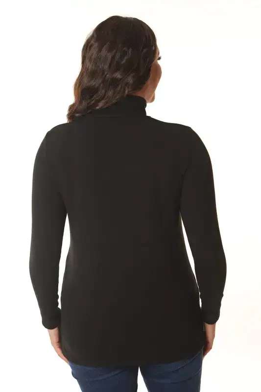 Turtle Neck Black Knitwear - 5