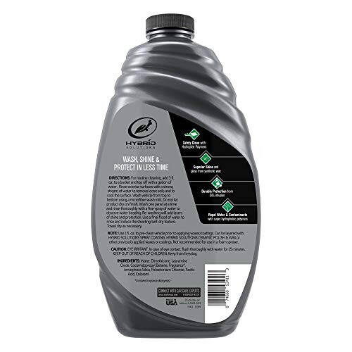 Turtle Wax 53411 Hibrid Yechimlar Seramik Yuvish va Mum - 48 Fl Oz. - 2