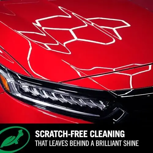 Turtle Wax Hybrid Solutions Ceramic Car Wash and Wax, Ekstrem suv tomchilatuvchi bo'yoqni himoya qiluvchi, yuqori yaltiroq dog'siz, avtomobil mumi yaltiroqligi, mevali hidli, 48 oz (2 dona) bilan yumshoq pH neytral avtomobil tozalagichi - 3