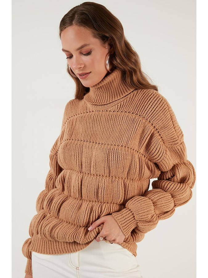 Turtleneck Ribbed Knit Sweater 4616108 - 7