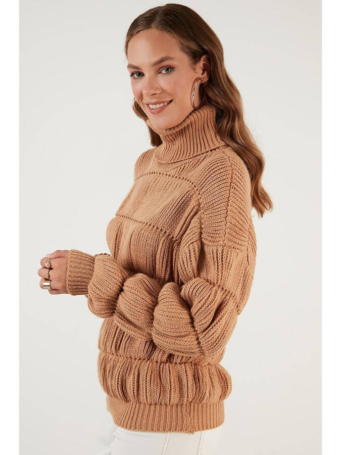 Turtleneck Ribbed Knit Sweater 4616108 - 9