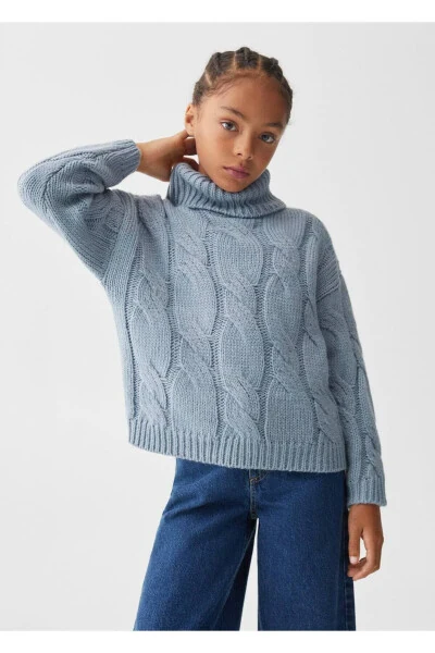 Turtleneck sweater - MANGO KIDS