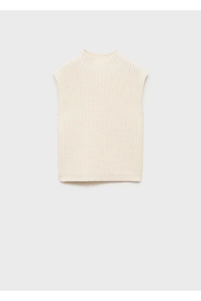 Turtleneck sweater vest - MANGO KIDS