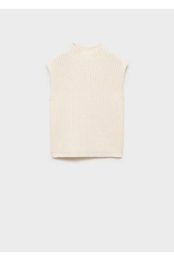 Turtleneck sweater vest - 1