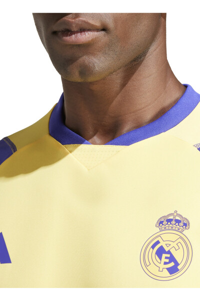 Turuncu Erkek Yuvarlak Yaka 23/24 Real Madrid Forma IQ0547 REAL - Turuncu - 5