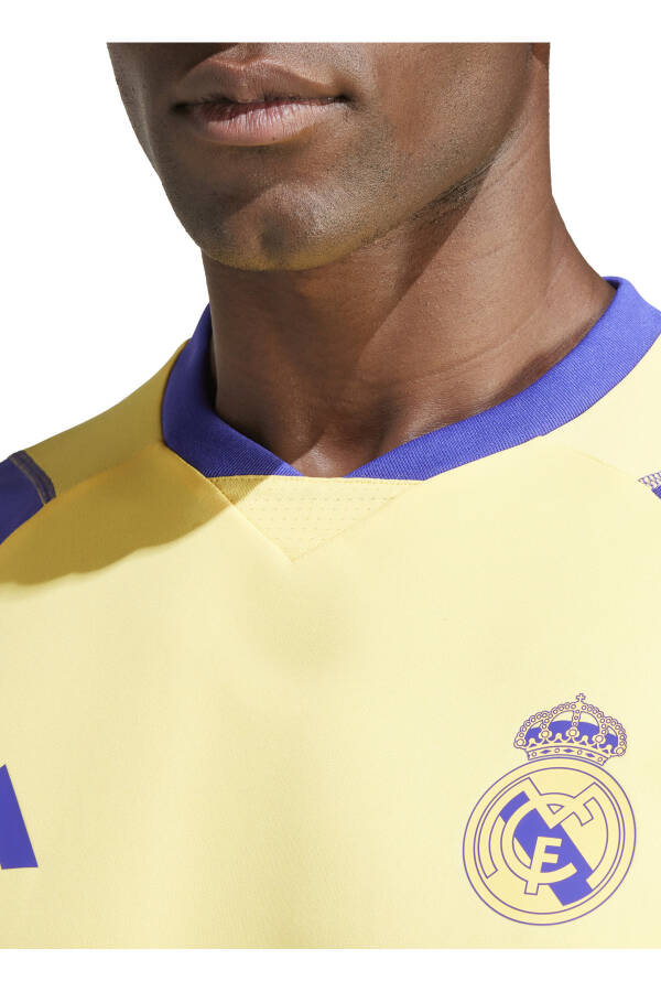 Turuncu Erkek Yuvarlak Yaka 23/24 Real Madrid Forma IQ0547 REAL - Turuncu - 5