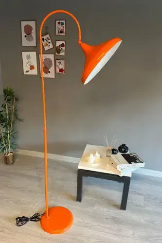 Turuncu Lambader Hareketli Başlık Modern Dekoratif Metal Oturma Odası Çalışma Odası-Turuncu - 1