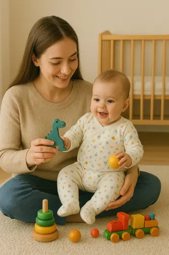 Turuncu Ördek Desenli Kruvaze Badili 2li Organik Bebek Zıbın Takım Hastane Çıkışı - Yakalıpembeçiçek - 3