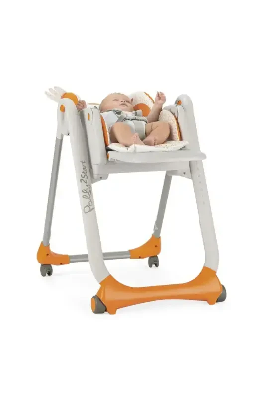 Turuncu Polly 2 Start Süslü Tavuk Mama Sandalyesi - 4