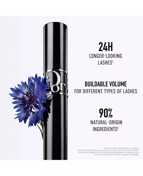 Тушь для ресниц Diorshow 24H Buildable Volume Mascara 090 Black (Вечная классика) - 13