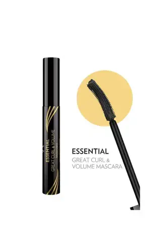 Тушь для ресниц Essential Great Curl & Volume - Черный - 8691190070618 - 5