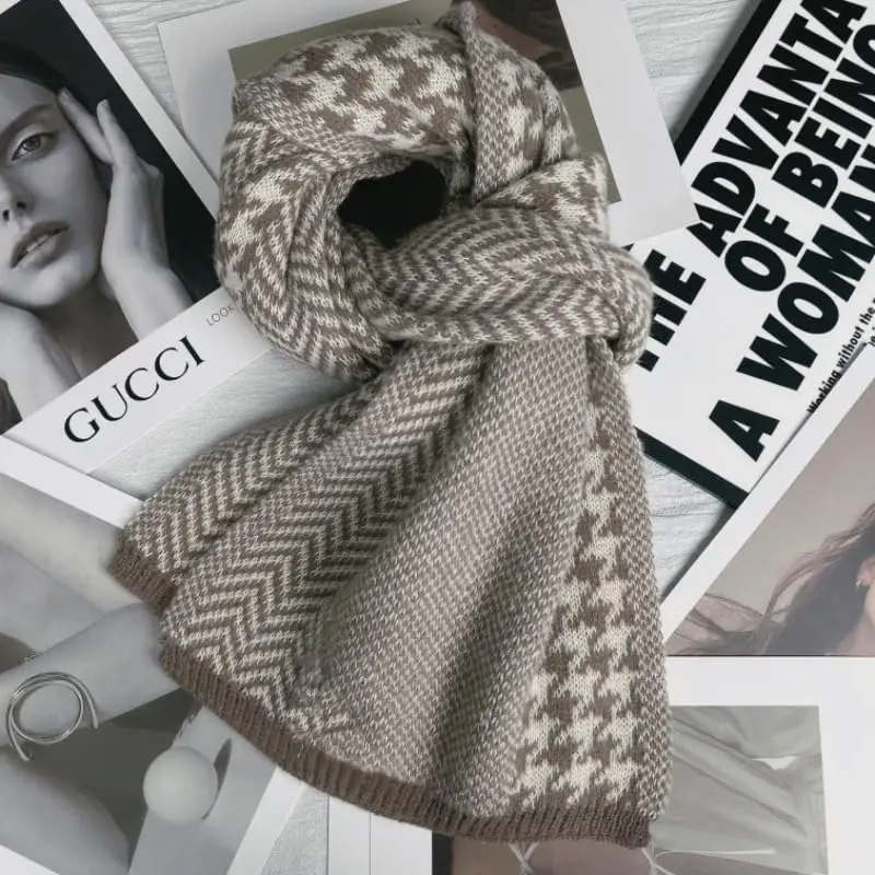 TUSOPORT Scarf For Women Winter Scarves For Women CasModazoneere Womens Scarves Neck Scarf Plaid Fall Soft Classic Warm Lightweight - 2