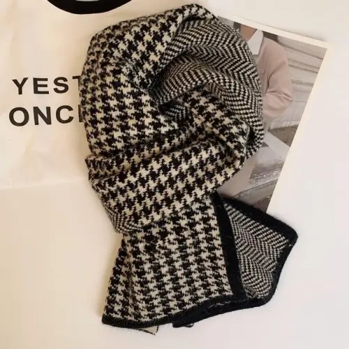 TUSOPORT Women's Winter CasModazoneere Plaid Scarf - Soft, Warm & Classic - 4