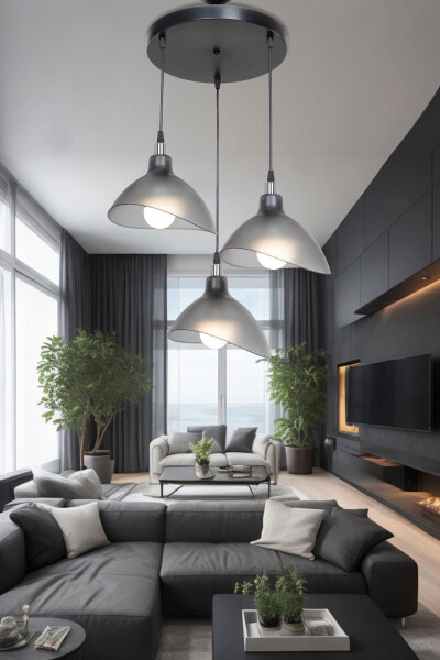 Tutun Pendant Chiroq Yotoq xonasi Mehmon xonasi Oshxona Koridor Chiroq - AG LIGHTDESIGN
