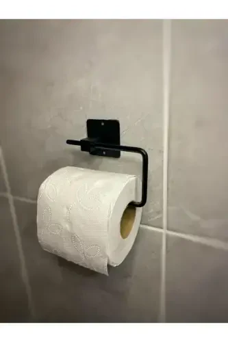 Wc Kagıtlık Siyah Mat Boya Yapışkanlı - 2