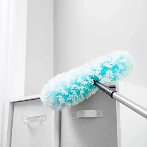 Fuzzy Fan Duster (Aqua) + 808 Handle - 5