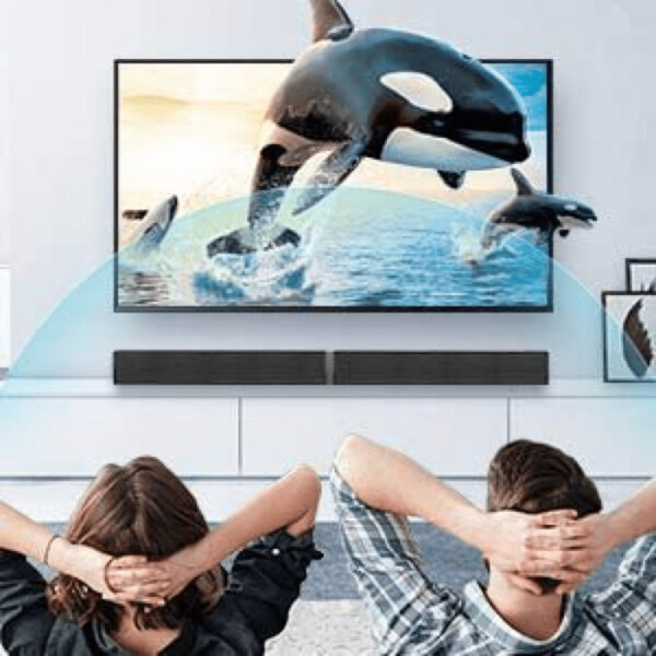 TV Ses Çubukları, TV için Bluetooth Ses Çubuğu, 4 Sürücülü ve Uzaktan Kumandalı 50W TV Ses Çubuğu, ARC/Optik/AUX Bağlantılı Ev Ses Sistemi TV Hoparlörü Ses Çubuğu - 8