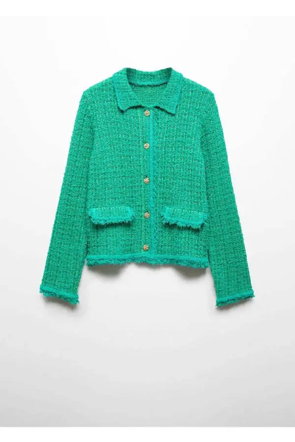 Tviddan yasalgan polo yoqali jiletka - 3