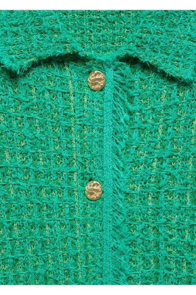 Tviddan yasalgan polo yoqali jiletka - 6