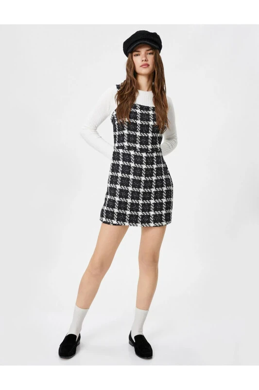 Tvit Short Tulum Oldi Krossover Qalin Kamarlar - Koton