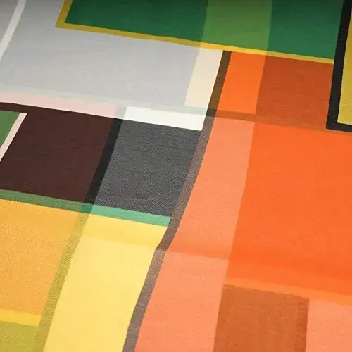 ТВОЯ УЛЫБКА Легкий женский/женский платок-шарф с цветочным принтом/однотонной расцветкой для весенне-летнего сезона - 6