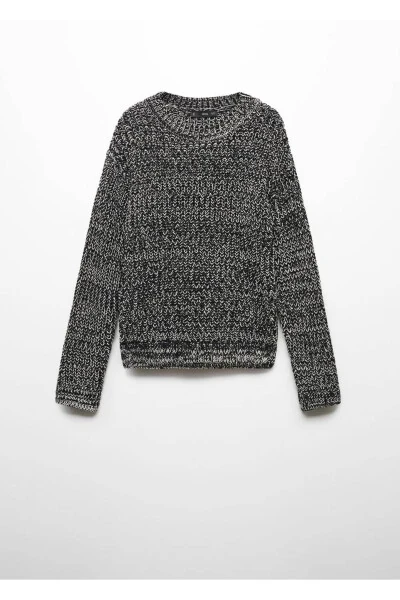 Tweed Crew Neck Sweater - 3
