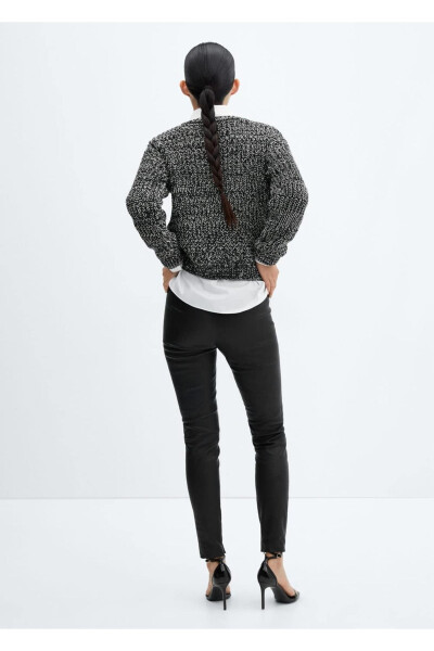 Tweed Crew Neck Sweater - 4