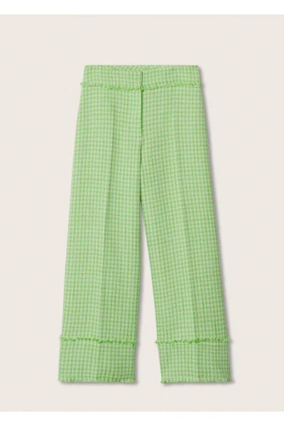 Tweed Culotte Trousers - 3