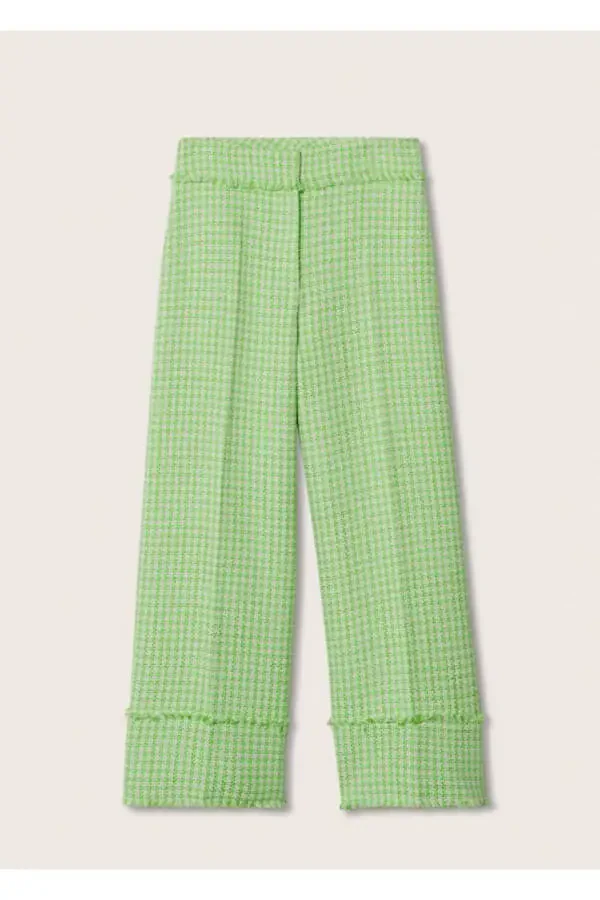 Tweed Culotte Trousers - 3