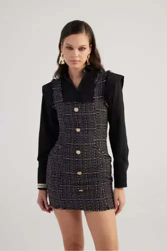 Tweed Dress Black - 3