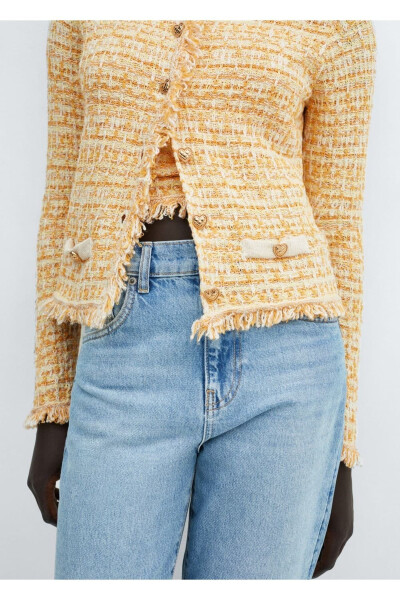 Tweed Jacket with Pockets - 7