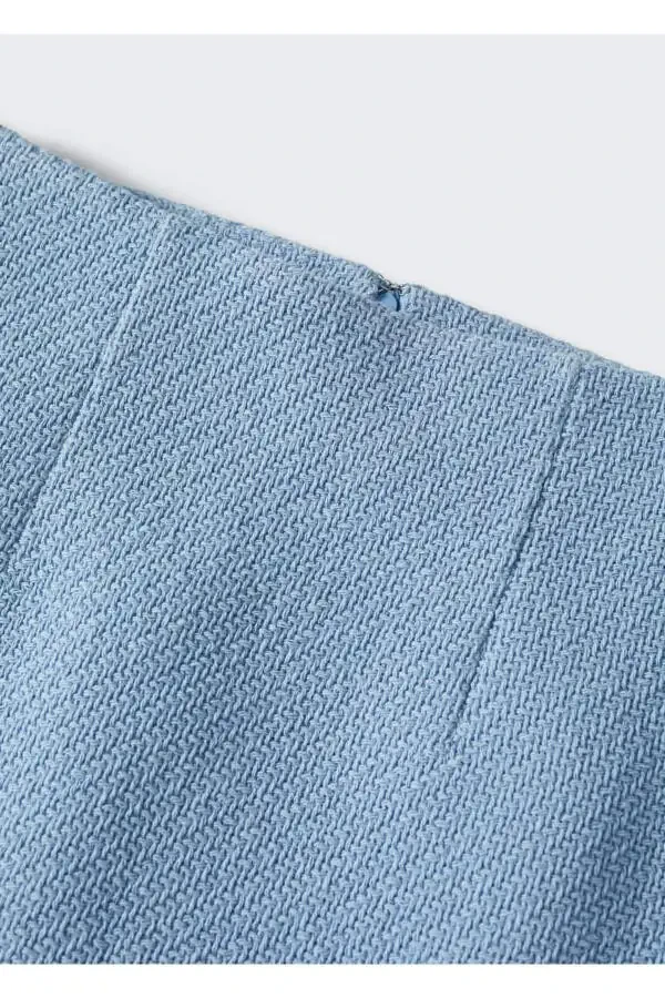 Tweed Mini Skirt - 7