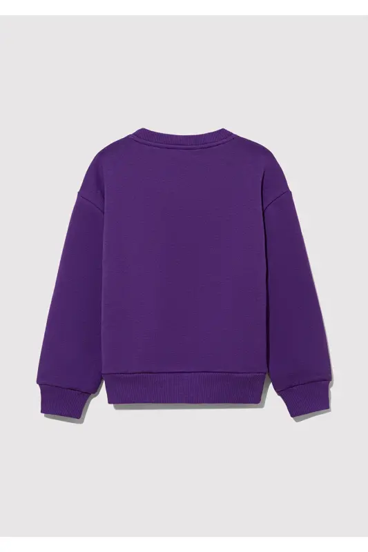 Tweety Baskılı Baskılı Mor Sweatshirt 7S10073-70633 - Mor-70633 - 3
