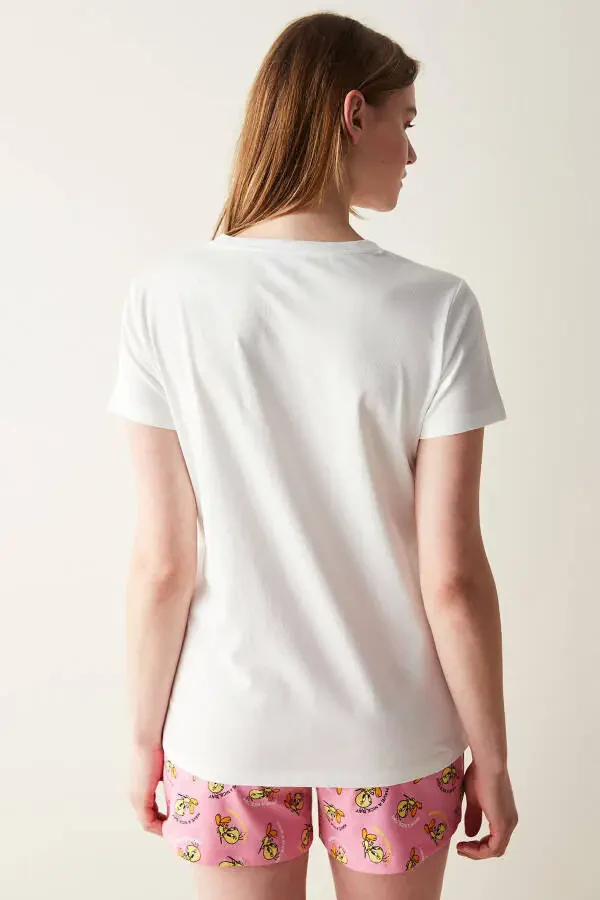 Tweety Multicolored Shorts Pajama Set - 12