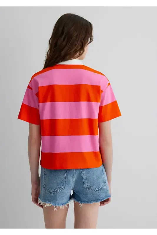 Tweety Print Orange T-Shirt Regular Fit / Normal - 5