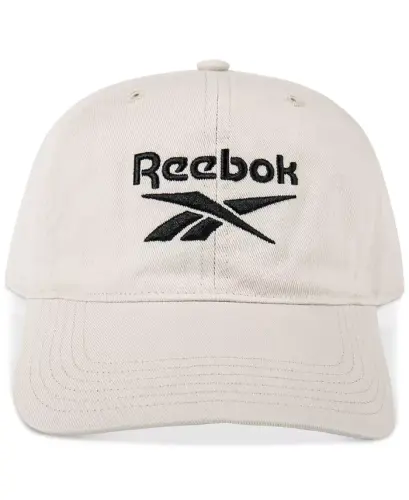 Twill Logo Cap-Natural 