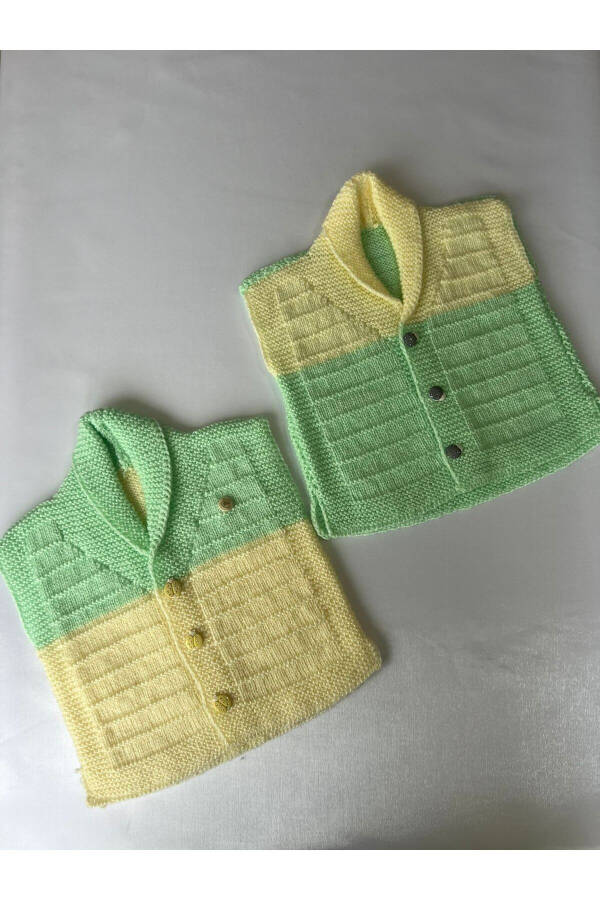 Twin baby newborn vests - 2